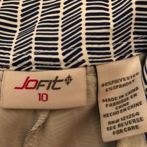 JoFit Shorts - JoFit Navy/White Print Shorts JoFit Shorts - JoFit Navy/White Print Shorts